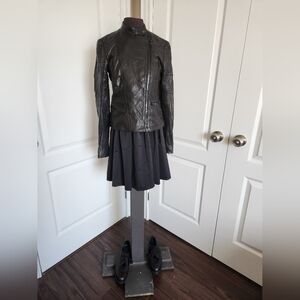 Theory Lamb Leather Jacket Size P